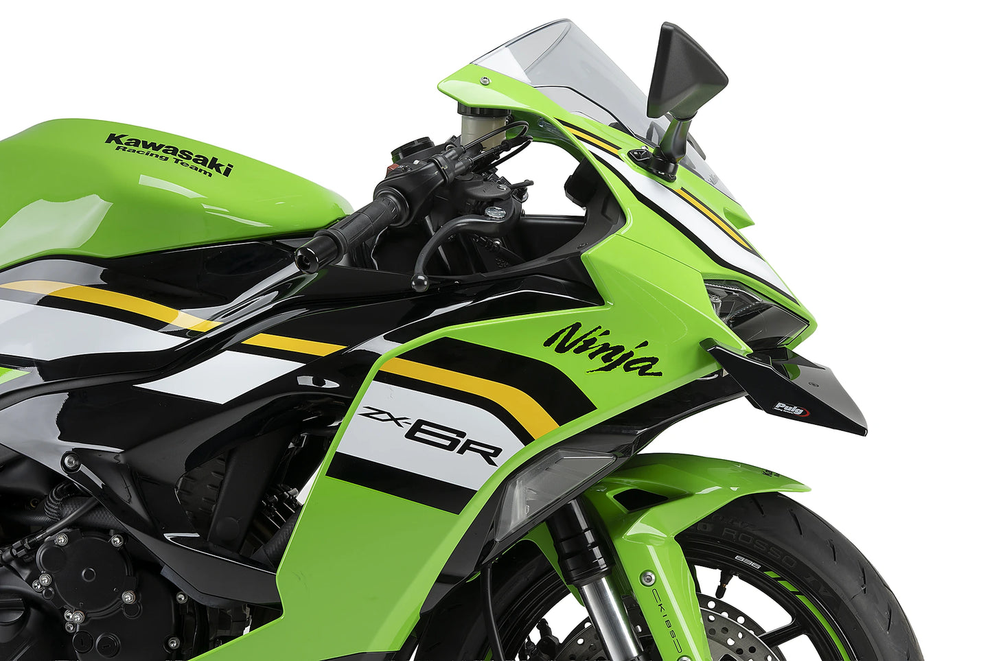 PUIG Frontspoiler GP | mit ABE | schwarz | passend für Kawasaki Ninja ZX-6R - Modelle (2024-2026)