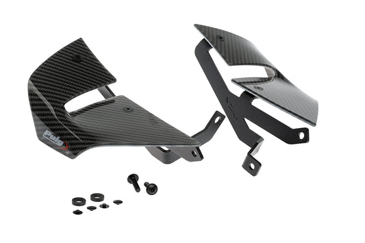 PUIG D12 Spoiler | mit ABE | carbon-look | passend für Aprilia Tuono 457 - Modelle (2025-2026)