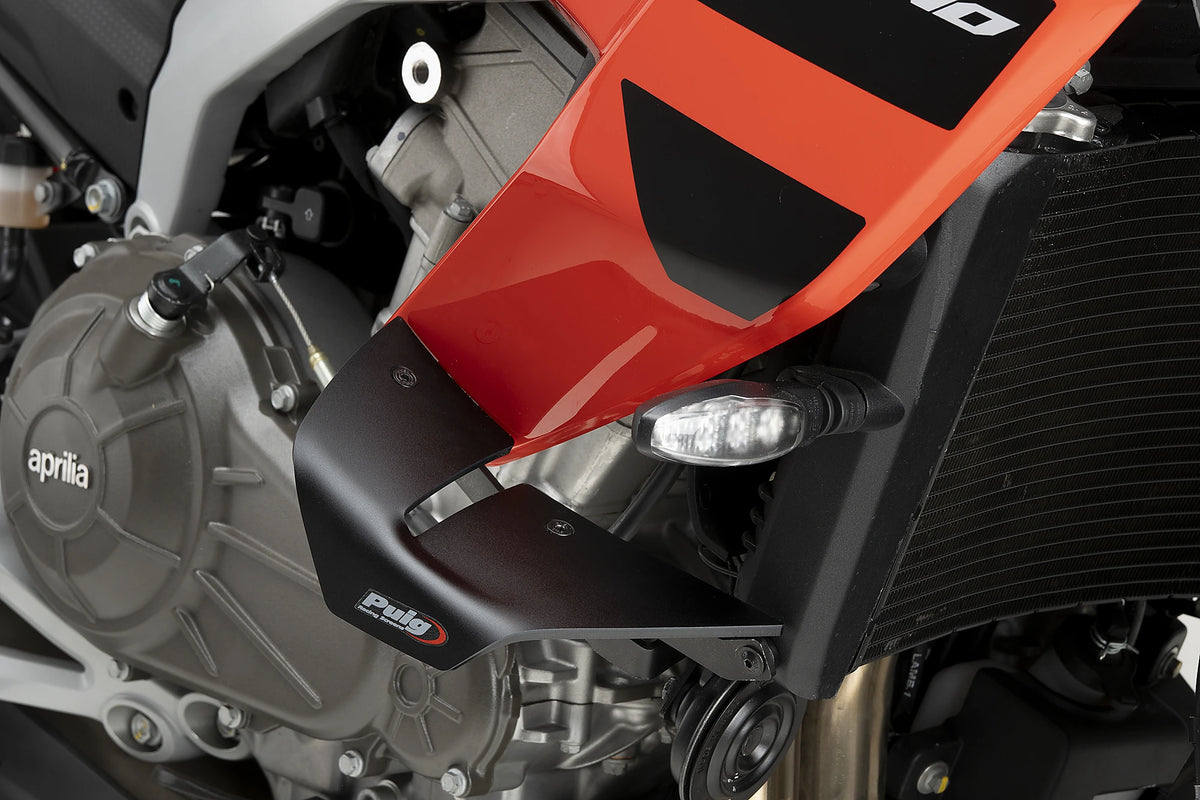 Spoiler PUIG D12 | avec ABE | noir mat | compatible avec les modèles Aprilia Tuono 457 (2025-2026)