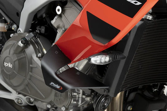 PUIG D12 Spoiler | mit ABE | matt-schwarz | passend für Aprilia Tuono 457 - Modelle (2025-2026)