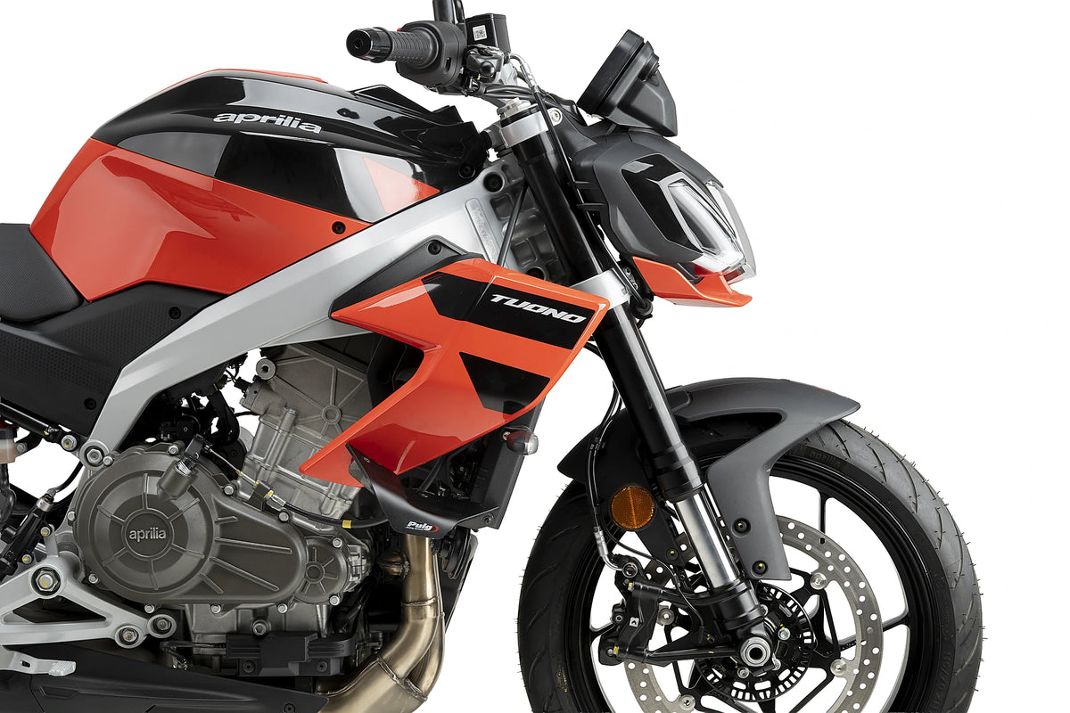 Spoiler PUIG D12 | avec ABE | noir mat | compatible avec les modèles Aprilia Tuono 457 (2025-2026)