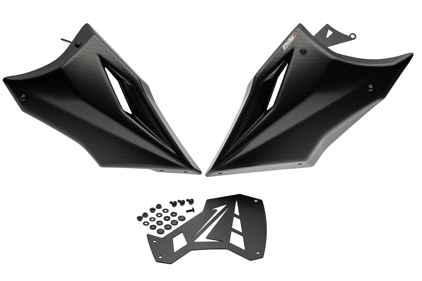 PUIG Bugspoiler | Modell 1 | mit ABE | carbon-look | passend für Kawasaki Z900 / SE - Modelle (2017-2026)