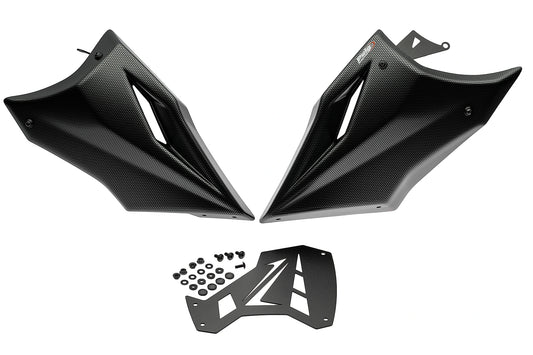 PUIG Bugspoiler | Modell 1 | mit ABE | carbon-look | passend für Kawasaki Z900 / SE - Modelle (2017-2026)