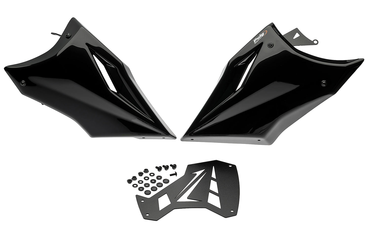 PUIG Bugspoiler | Modell 1 | mit ABE | schwarz | passend für Kawasaki Z900 / SE - Modelle (2017-2026)