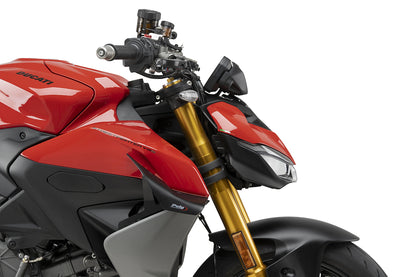 PUIG D12 Spoiler | mit ABE | matt-schwarz | passend für Ducati Streetfighter V2 / S - Modelle (2025-2026)