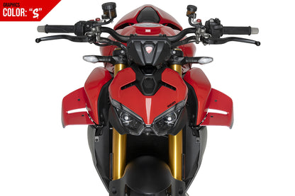 PUIG D12 Spoiler | mit ABE | graphics | passend für Ducati Streetfighter V2 / S - Modelle (2025-2026)