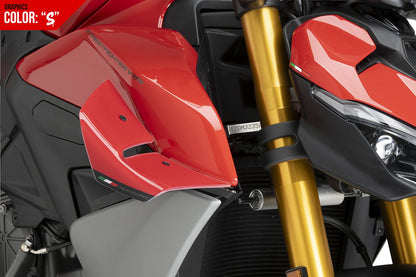 PUIG D12 Spoiler | mit ABE | graphics | passend für Ducati Streetfighter V2 / S - Modelle (2025-2026)