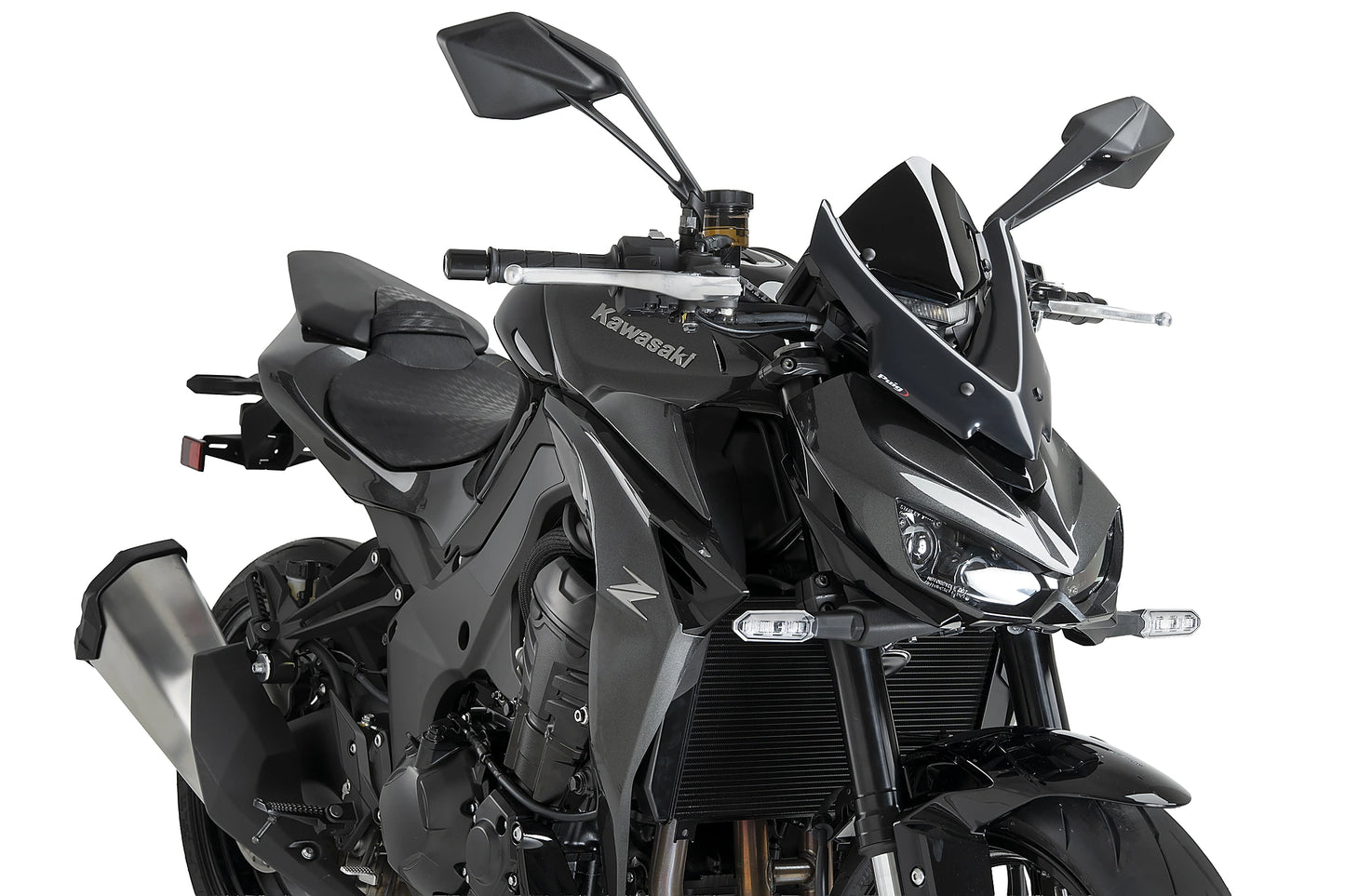 PUIG New Generation Sport Windschield | ABE | schwarz | passend für Kawasaki Z1100 / SE - Modelle (2026)