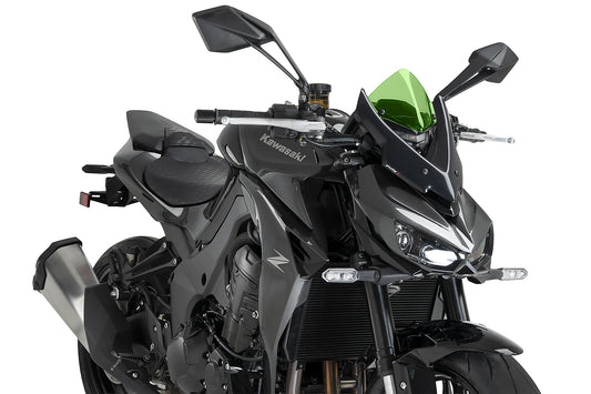 PUIG New Generation Sport Windschield | ABE | grün | passend für Kawasaki Z1100 / SE - Modelle (2026)