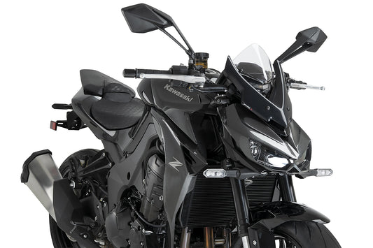 PUIG New Generation Sport Windschield | ABE | transparent | passend für Kawasaki Z1100 / SE - Modelle (2026)