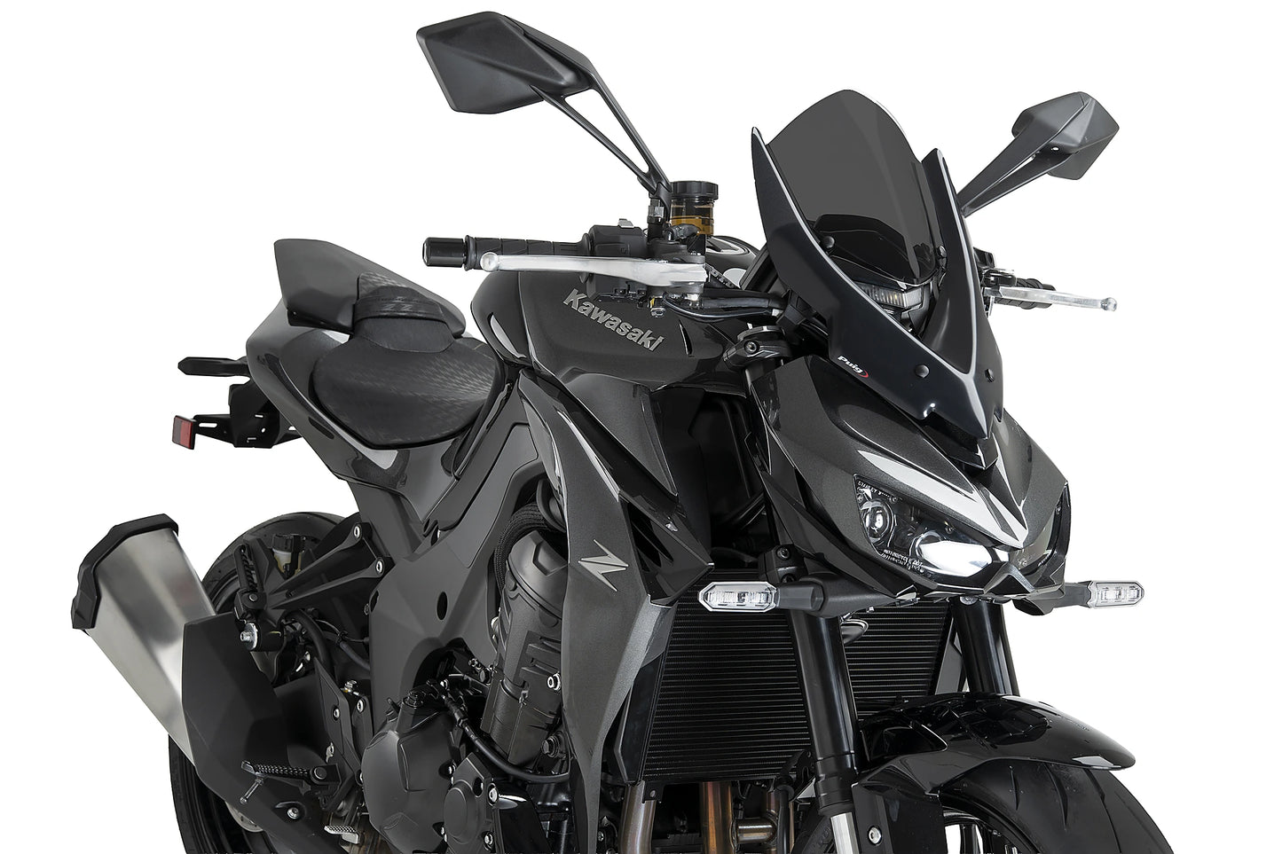 PUIG New Generation Touring Windschield | ABE | stark-getönt | passend für Kawasaki Z1100 / SE - Modelle (2026)