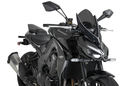PUIG New Generation Touring Windschield | ABE | stark-getönt | passend für Kawasaki Z1100 / SE - Modelle (2026)