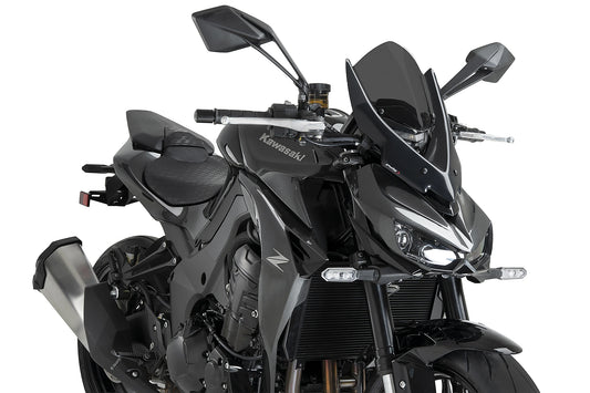 PUIG New Generation Touring Windschield | ABE | stark-getönt | passend für Kawasaki Z1100 / SE - Modelle (2026)