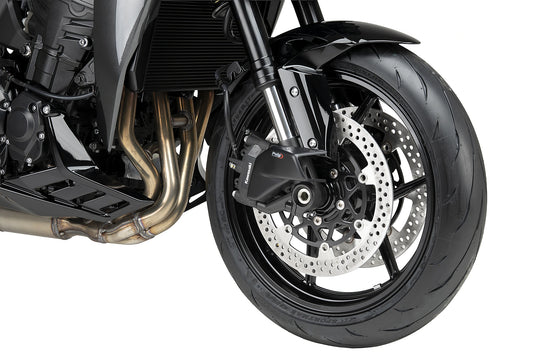 PUIG Brake Cooler - Luftkanal | ABE | matt-schwarz | passend für Kawasaki Z1100 / SE - Modelle (2026)