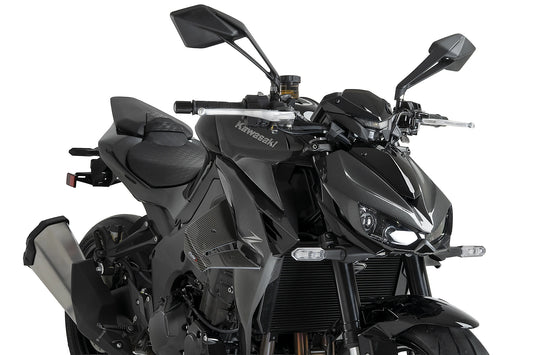 PUIG D12 Spoiler | mit ABE | carbon-look | passend für Kawasaki Z1100 / SE - Modelle (2025-2026)