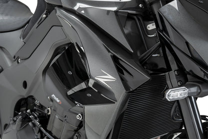 PUIG D12 Spoiler | mit ABE | schwarz | passend für Kawasaki Z1100 / SE - Modelle (2025-2026)