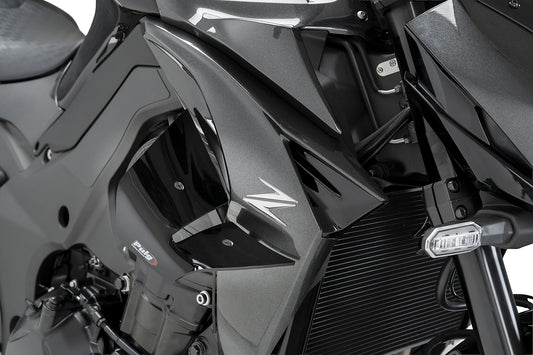 PUIG D12 Spoiler | mit ABE | schwarz | passend für Kawasaki Z1100 / SE - Modelle (2025-2026)