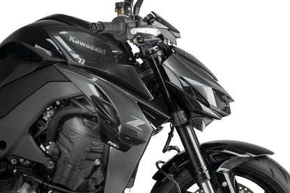 PUIG D12 Spoiler | mit ABE | schwarz | passend für Kawasaki Z1100 / SE - Modelle (2025-2026)