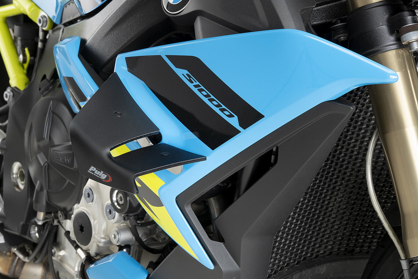 PUIG D12 Spoiler | mit ABE | matt-schwarz | passend für BMW S 1000 R - Modelle (2025-2026)