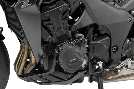 PUIG Motordeckelschoner | 3-teilig | schwarz | passend für Kawasaki Z1100 / SE - Modelle (2026)