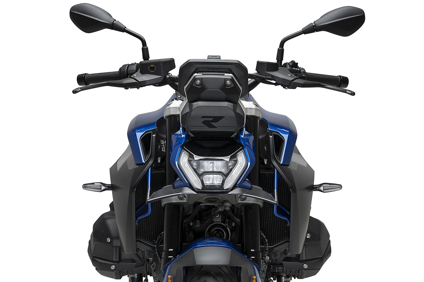 PUIG Downforce Naked Front Spoiler | mit ABE | carbon-look | passend für BMW R 1300 R Performance - Modelle (2025-2026)