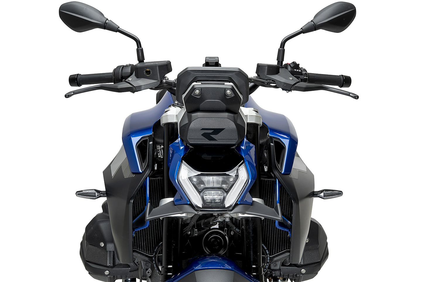 PUIG Downforce Naked Front Spoiler | mit ABE | matt-schwarz | passend für BMW R 1300 R Performance - Modelle (2025-2026)