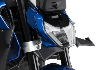 PUIG Downforce Naked Front Spoiler | mit ABE | matt-schwarz | passend für BMW R 1300 R Performance - Modelle (2025-2026)