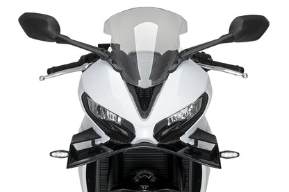 PUIG Frontspoiler GP | mit ABE | schwarz | passend für Triumph Daytona 660 - Modelle (2024-2025)
