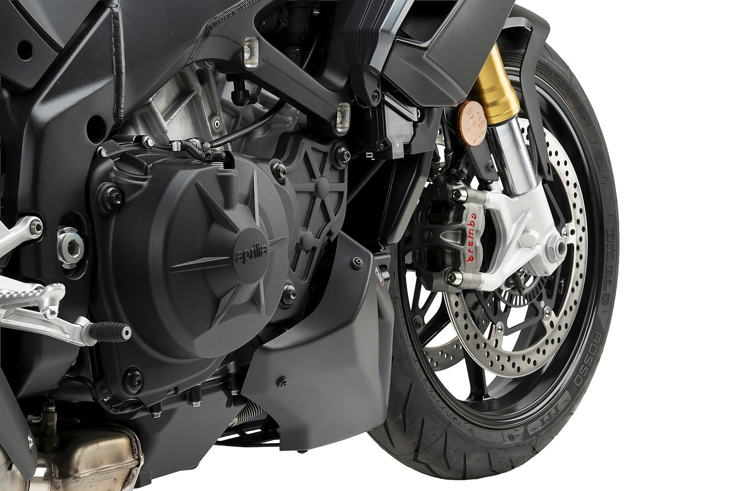 PUIG Bugspoiler | mit ABE | matt-schwarz | passend für Aprilia Tuono V4 1100 / Factory - Modelle (2021-2026)