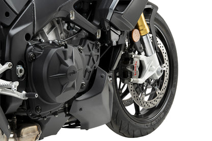 PUIG Bugspoiler | mit ABE | matt-schwarz | passend für Aprilia Tuono V4 1100 / Factory - Modelle (2021-2026)