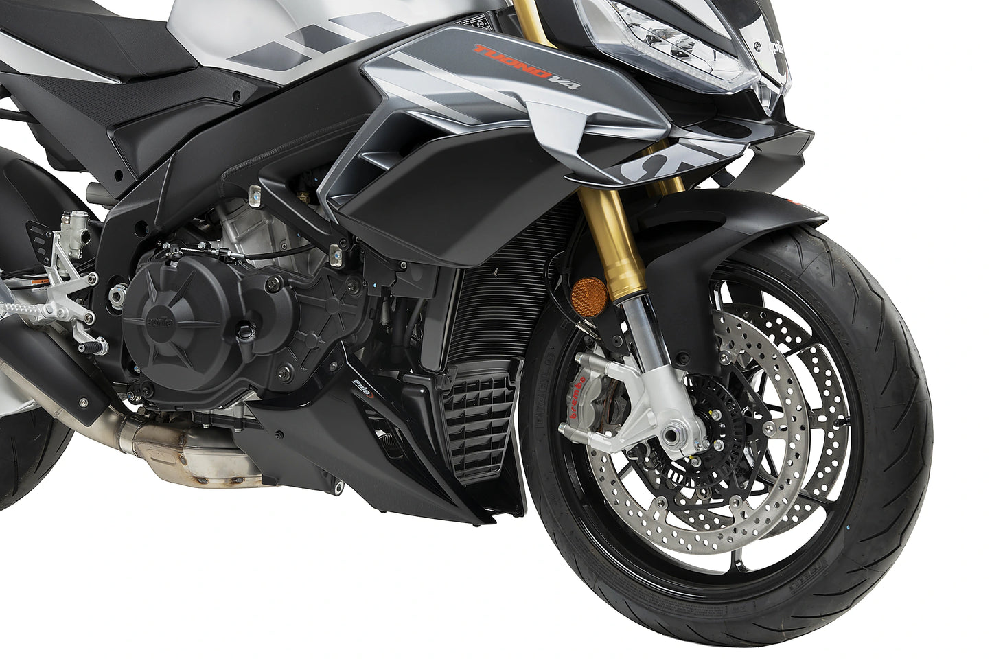 PUIG Bugspoiler | mit ABE | schwarz | passend für Aprilia Tuono V4 1100 / Factory - Modelle (2021-2026)