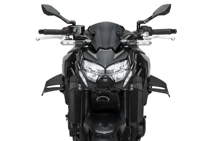 PUIG D12 Spoiler | mit ABE | matt-schwarz | passend für Kawasaki Z900 - Modelle (2020-2024)
