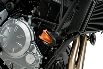 PUIG Sturzpads S19 | orange | passend für Kawasaki Z900 / SE - Modelle (2025-2026)