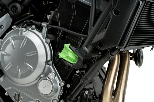 PUIG Sturzpads S19 | grün | passend für Kawasaki Z900 / SE - Modelle (2025-2026)