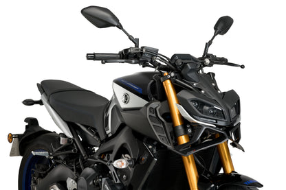 PUIG Downforce Naked Front Spoiler | mit ABE | matt-schwarz | passend für Yamaha MT-09 / SP - Modelle (2017-2020)