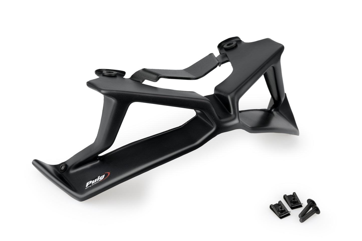 PUIG Downforce Naked Front Spoiler | mit ABE | matt-schwarz | passend für Yamaha MT-09 / SP - Modelle (2017-2020)