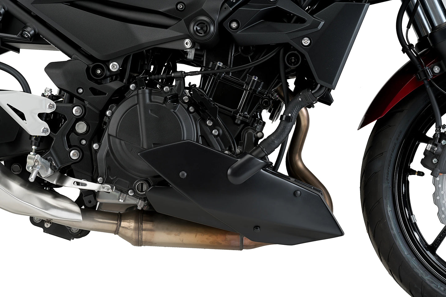 PUIG Bugspoiler | mit ABE | matt-schwarz | passend für Kawasaki Z400 - Modelle (2019-2020)
