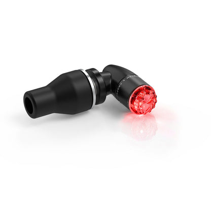 Rizoma Light Unit S mit Technopolymer Halter | mit ECE | PAAR | hinten | Blinker/Rücklicht/Bremslicht | mattschwarz eloxiert