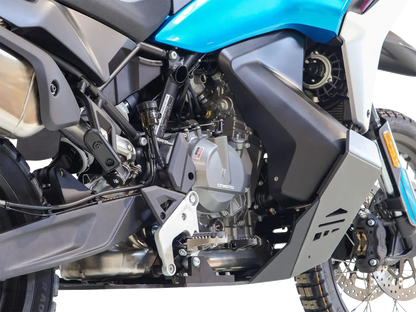 Axp Racing Adventure Motorschutzplatte | Schwarz | passend für CFMOTO MT-X 800 / Comfort - Modelle (2025-2026)
