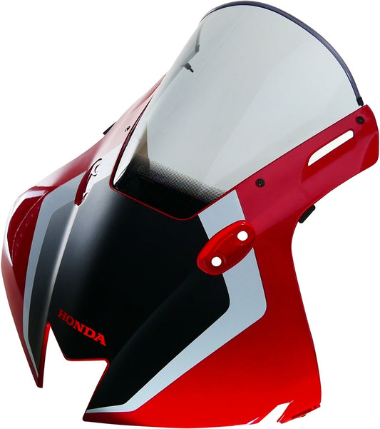 MRA Verkleidungsscheibe | Racingscheibe | Rot | rauchgrau | NUR RENNSTRECKE | passend für Honda CBR 600 RR - Modelle (2024)