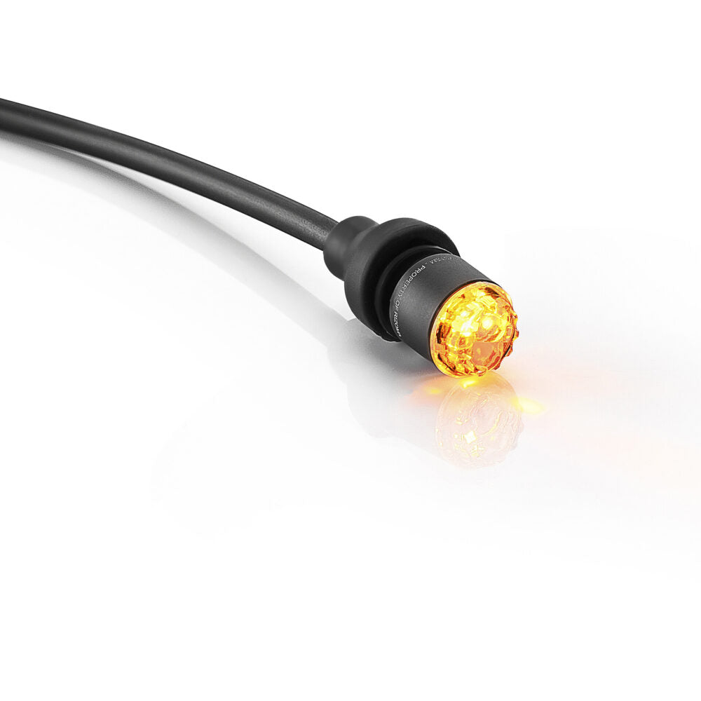 Rizoma Light Unit S LED-Blinker 3 in 1 | mit ECE | PAAR | hinten | Blinker/Rücklicht/Bremslicht | mattschwarz eloxiert