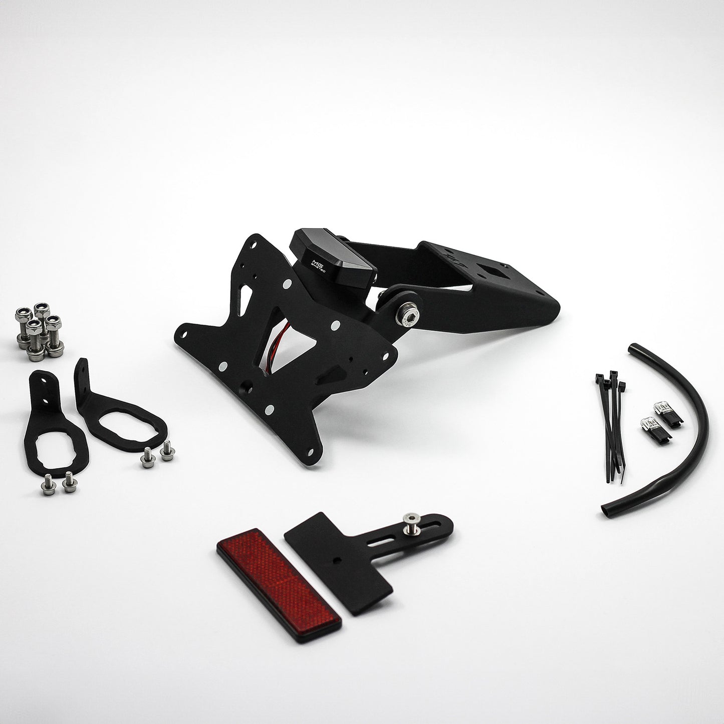 MG Biketec Kurzes Heck - Kennzeichenträger - Kennzeichenhalter | diverse Länder | passend für Kawasaki Z1100 / SE - Modelle (2026)