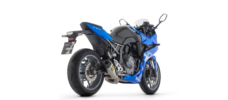 Arrow Exhaust Auspuff | WORKS DARK | Komplettanlage inkl. Krümmer & Carbon Endkappe | ABE | Titan | passend für Suzuki GSX-8R (WEM2) - Modelle (2024-2026)
