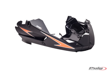 Sabot moteur PUIG | avec ABE | noir mat | compatible avec les modèles Kawasaki Z800 / E (2013-2016)