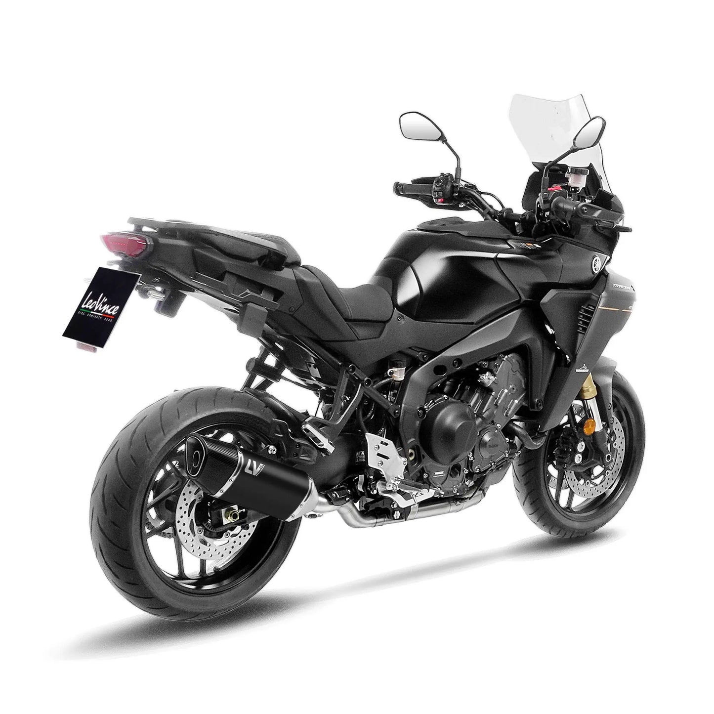 LeoVince LV-14 R | Auspuff-Komplettanlage | E-Nummer | Black Edition | passend für Yamaha MT-09 Tracer GT / GT+ - Modelle (2025)