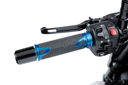 PUIG Griffe Radikal | 123mm | PAAR | blau | passend für Kawasaki Z900 / SE - Modelle (2025-2026)