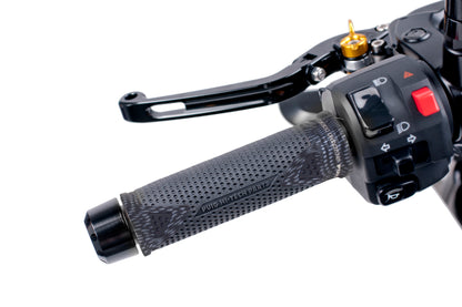 PUIG Griffe Radikal | 123mm | PAAR | carbon-look | passend für Kawasaki Z900 / SE - Modelle (2025-2026)
