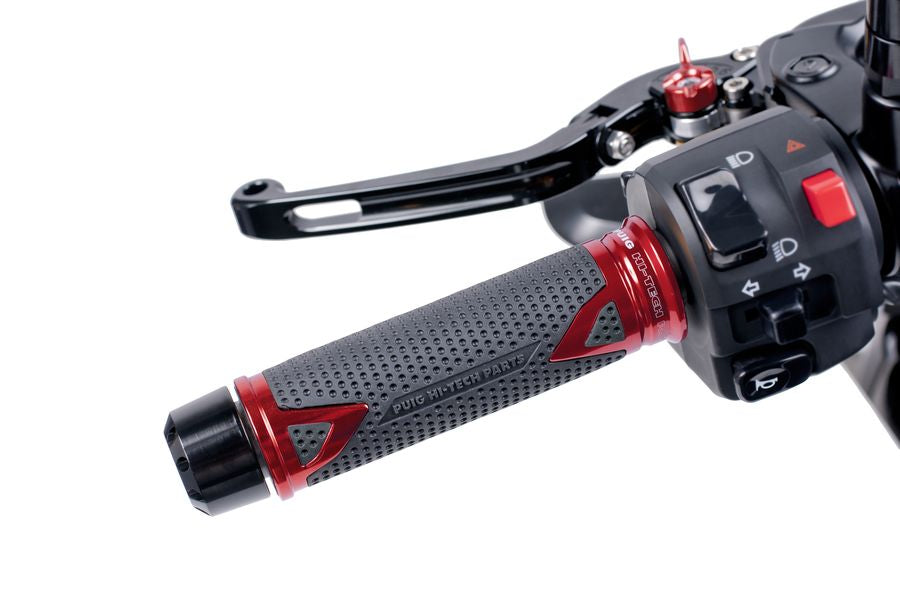 PUIG Griffe Radikal | 123mm | PAAR | rot | passend für Kawasaki Z900 / SE - Modelle (2025-2026)