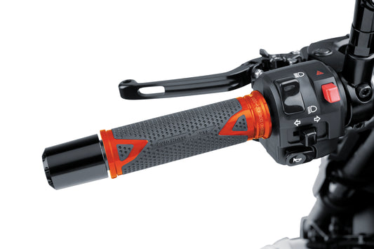 PUIG Griffe Radikal | 123mm | PAAR | orange | passend für Kawasaki Z900 / SE - Modelle (2025-2026)