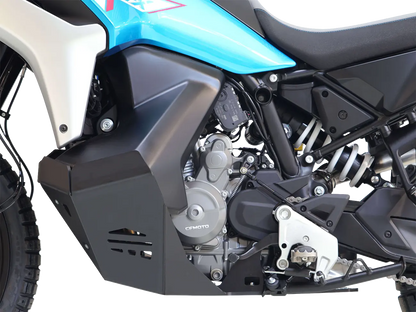 Axp Racing Adventure Motorschutzplatte | Schwarz | passend für CFMOTO MT-X 800 / Comfort - Modelle (2025-2026)